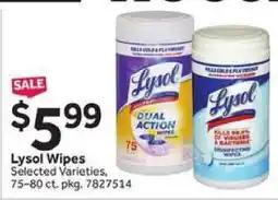 Stop&Shop Lysol Wipes offer