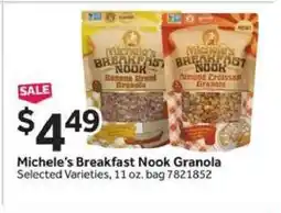 Stop&Shop Michele’s Breakfast Nook Granola offer