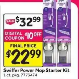 Stop&Shop Swiffer Power Mop Starter Kit offer