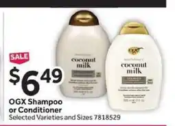Stop&Shop OGX SHAMPOO OR CONDITIONER offer