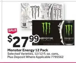 Stop&Shop Monster Energy 12 Pack offer