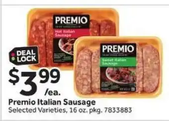 Stop&Shop Premio Italian Sausage offer