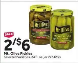 Stop&Shop Mt. Olive Pickles offer