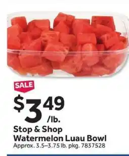 Stop&Shop Stop & Shop Watermelon Luau Bowl offer