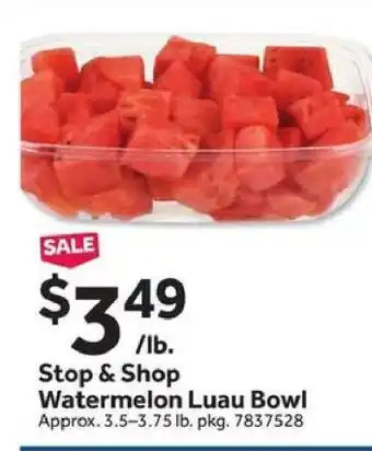 Stop&Shop Stop & Shop Watermelon Luau Bowl offer