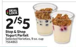 Stop&Shop Stop & Shop Yogurt Parfait offer