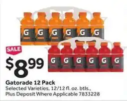 Stop&Shop Gatorade 12 Pack offer