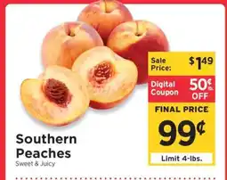 ShopRite Southern Peaches offer