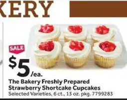 Stop&Shop The Bakery Freshly Prepared Strawberry Shortcake Cupcakes offer