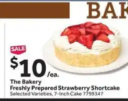Stop&Shop The Bakery Freshly Prepared Strawberry Shortcake offer