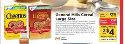 ShopRite General Mills Cereal Large Size offer