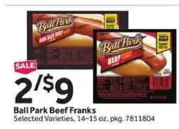 Stop&Shop Ball Park Beef Franks offer