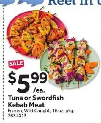 Stop&Shop Tuna or Swordfish Kebab Meat offer