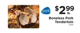 ShopRite Boneless Pork Tenderloin offer