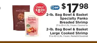 ShopRite Bowl & Basket Shrimp offer