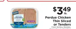 ShopRite Perdue Chicken Thin Sliced or Tenders offer