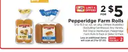ShopRite Pepperidge Farm Rolls offer