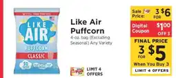 ShopRite Like Air Puffcorn offer