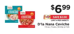 ShopRite D'la Nana Ceviche offer