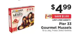 ShopRite Pier 33 Gourmet Mussels offer