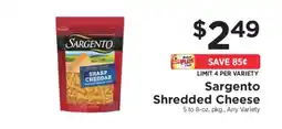 ShopRite Sargento Shredded Cheese offer