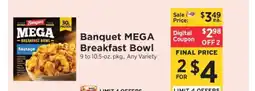 ShopRite Banquet Mega Breakfast Bowl offer