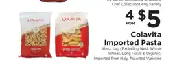 ShopRite Colavita Imported Pasta offer