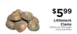 ShopRite Littleneck Clams offer