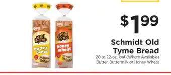 ShopRite Schmidt Old Tyme Bread offer