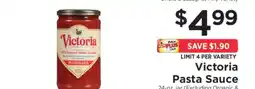 ShopRite Victoria Pasta Sauce offer