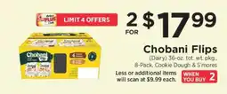 ShopRite Chobani Flips offer