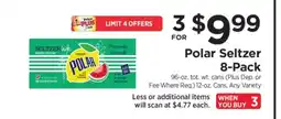 ShopRite Polar Seltzer 8-Pack offer
