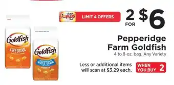 ShopRite Pepperidge Farm Goldfish offer