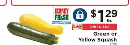 ShopRite Green or Yellow Squash offer