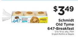 ShopRite Schmidt Old Tyme 647 Breakfast offer