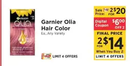 ShopRite Garnier Olia Hair Color offer