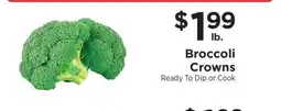 ShopRite Broccoli Crowns offer