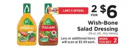 ShopRite Wish-Bone Salad Dressing offer