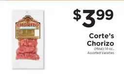ShopRite Corte's Chorizo offer
