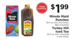 ShopRite Minute Maid Punches or Turkey Hill Iced Tea offer