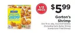 ShopRite Gorton's Shrimp offer