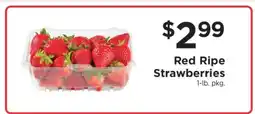 ShopRite Red Ripe Strawberries offer