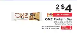 ShopRite ONE Protein Bar offer