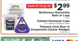ShopRite Belgioioso Mozzarella Balls or Logs offer