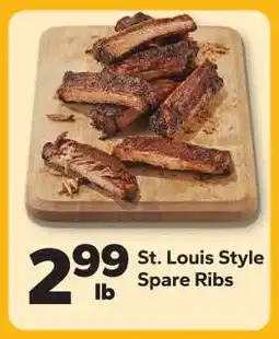 Save a Lot St. Louis Style Spare Ribs offer