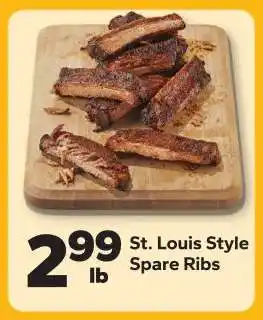 Save a Lot St. Louis Style Spare Ribs offer
