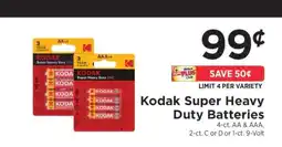 ShopRite Kodak Super Heavy Duty Batteries offer