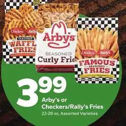 Save a Lot Arby's or Checkers/Rally's Fries offer