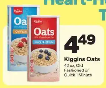 Save a Lot Kiggins Oats offer