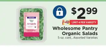ShopRite Wholesome Pantry Organic Salads offer